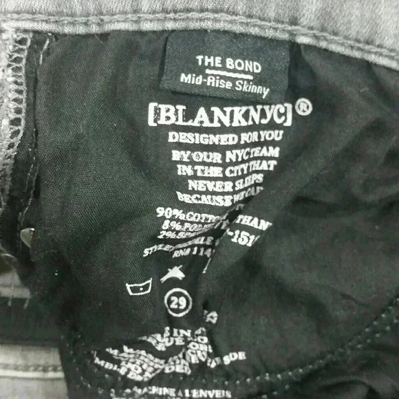 BLANKNYC The Bond mid Rise Skinny Distressed Jean - Picture 8 of 8